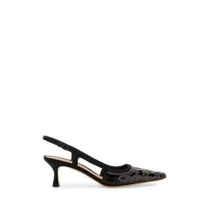 ROBERTO FESTA Sequin Embellished Pointed Toe Slingback Pumps Women BLACK